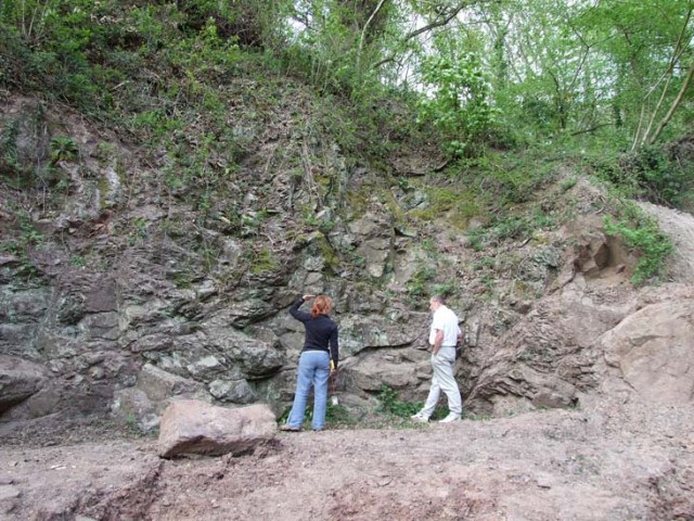 General view of a sectionof Huntley Quarry