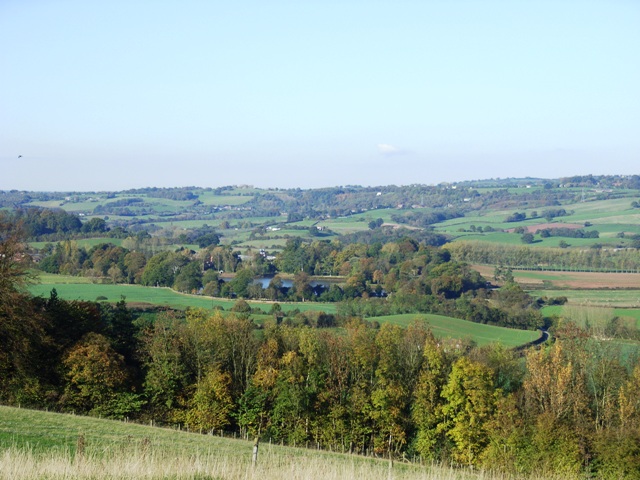 River Teme flowing through the Shelsleys, Worcestershire